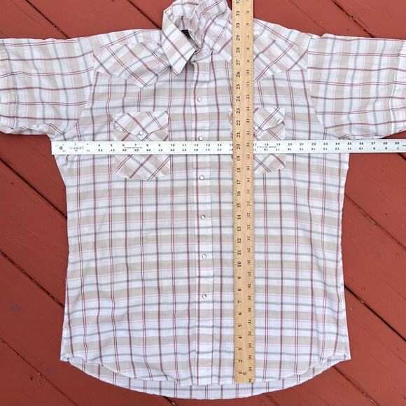 True Vintage Panhandle Slim Western Pearl Snap Cowboy Button Up Rodeo Shirt 17 - Picture 7 of 7
